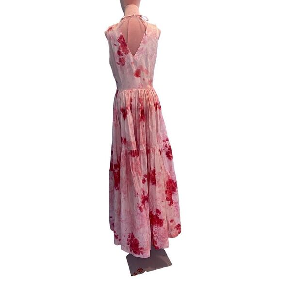 NWT S/W/F SWF Cotton Summer Dress Prom Wedding Special Occasion Pink RTL $409 - Picture 2 of 9